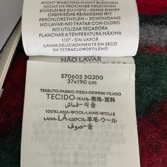 🔥🔥🔥new Authentic GUCCI scarf 100% wool - Picture 7 of 10